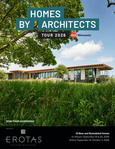 2026 Homes by Architects Tour Guidebook