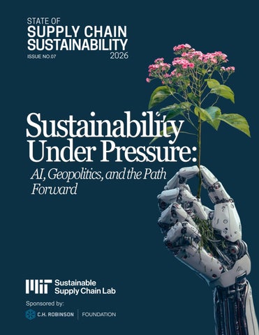 2026 State of Supply Chain Sustainability Report