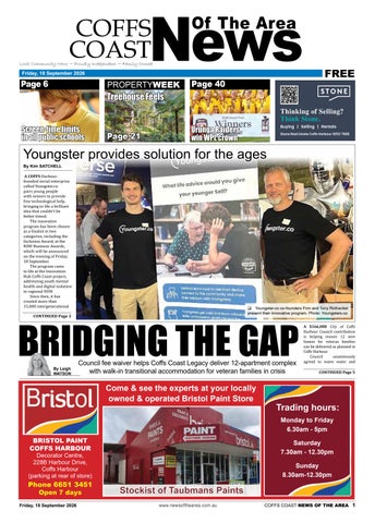 Coffs Coast News Of The Area 18 SEPTEMBER 2026