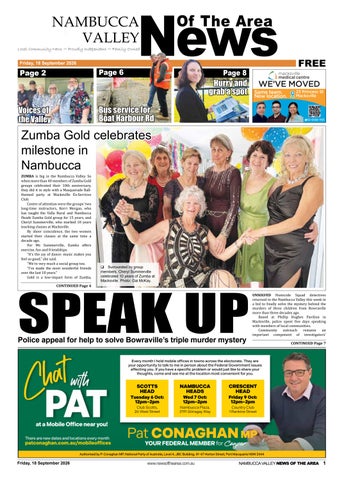 Nambucca Valley News Of The Area 18 SEPTEMBER 2026