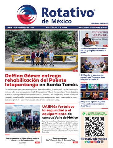 Rotativo de México 18/9/2026