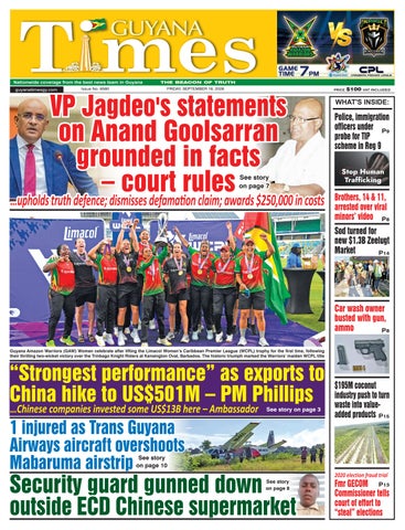Guyana Times - Friday, September 18, 2026
