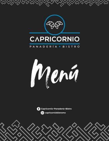MENÚ CAPRICORNIO