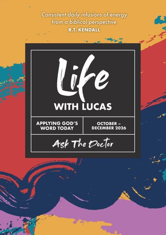 Life with Lucas October-December 2026