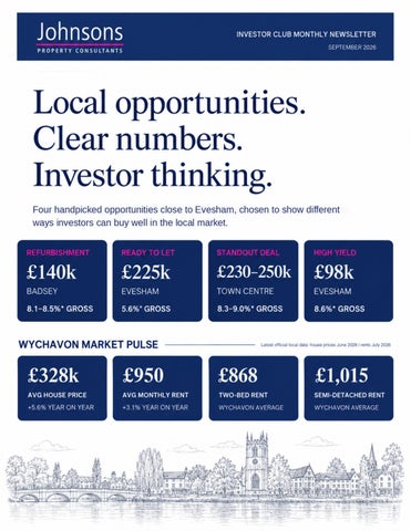 Investor Club Newsletter September
