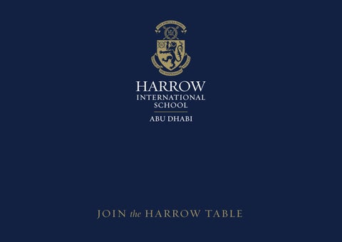Harrow Abu Dhabi Catering Dining Prospectus