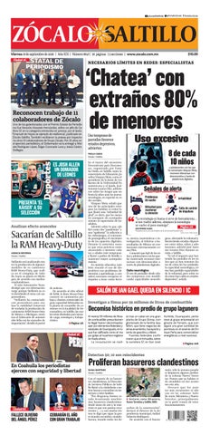 Saltillo 18 de septiembre de 2026