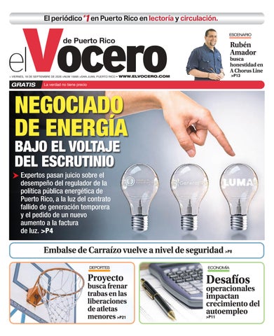 EL VOCERO | Edición viernes, 18 de septiembre de 2026