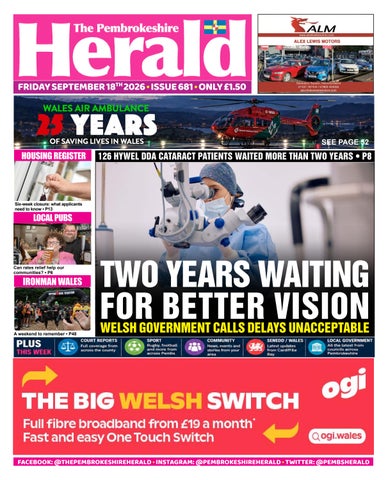 The Pembrokeshire Herald 18/09/2026