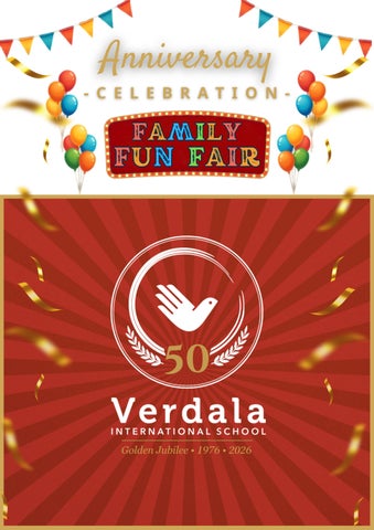 Verdala International School 50th Anniversary Family Fun Fair Celebration