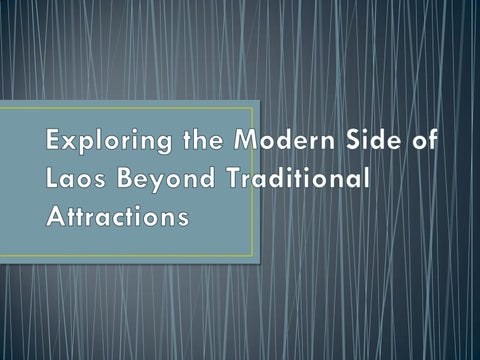 Modern City Life in Laos: Shopping, Cafés & Travel
