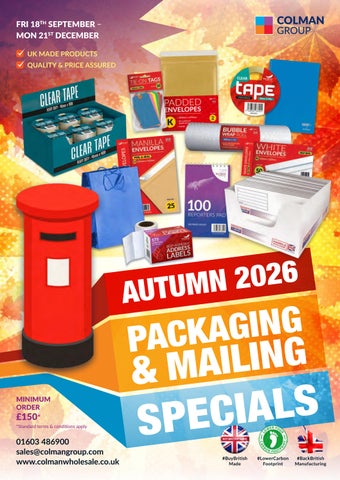 Colmans Autumn Promotion 2026