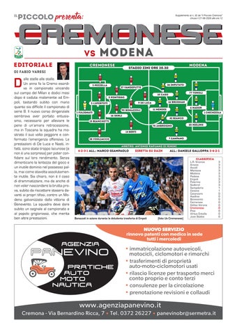 Magazine Cremonese-Modena