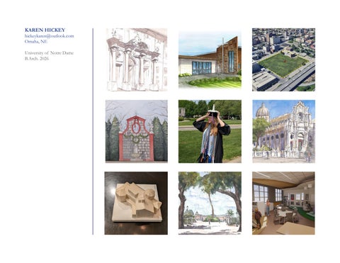 Karen Hickey Architectural Portfolio