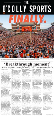 The O'Colly, September 18, 2026