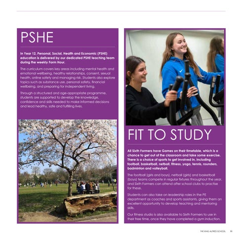 King Alfred | KAS 6thForm prospectus 2027-28 FINAL- 第 11 页