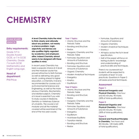 King Alfred | KAS 6thForm prospectus 2027-28 FINAL- 第 22 页