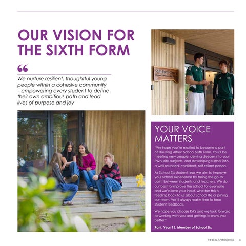 King Alfred | KAS 6thForm prospectus 2027-28 FINAL- 第 5 页