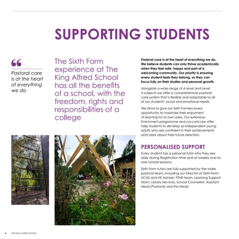 King Alfred | KAS 6thForm prospectus 2027-28 FINAL- 第 6 页