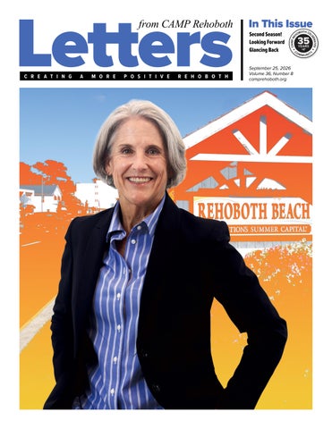 Letters from CAMP Rehoboth, Vol. 36, No. 8