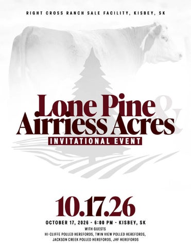 Lone Pine/Airriess Acres Invitational Event - Kisbey, SK