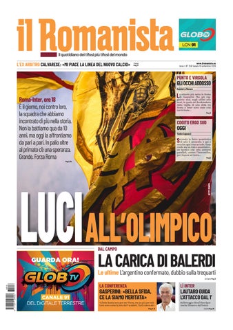 Il Romanista del 19 settembre 2026