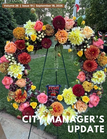 City Manager's Update - September 18, 2026