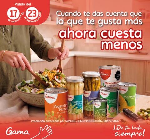 Del 17 al 23/09 del 2026