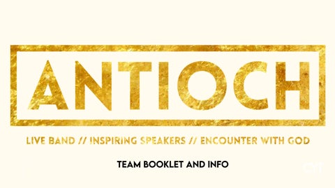 2026 Antioch Team Booklet