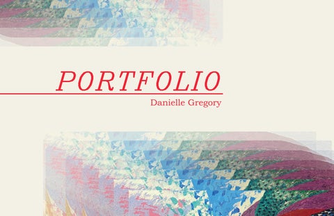 Portfolio 2026_Danielle Gregory