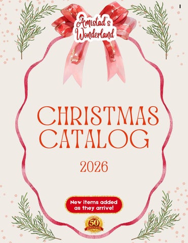 2026 CHRISTMAS CATALOG