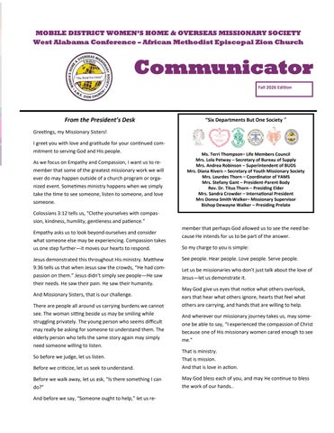 Mobile District WHOMS Communicator