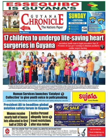 Guyana Chronicle E-Paper 20-09-2026