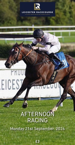Leicester Racecard - Monday 21st September