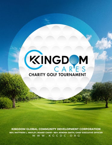Kingdom Cares Charity Golf Tournament Program 