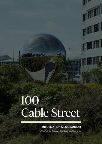 100 Cable Street, Te Aro, Wellington_Information Memorandum