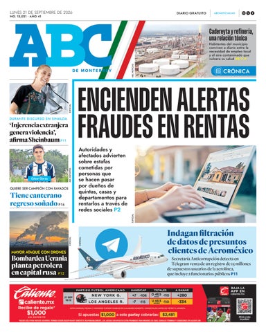 ABC LUNES 21 DE SEPTIEMBRE DE 2026