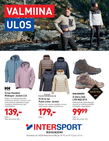 Valmiina ulos Rovaniemen Intersportista!