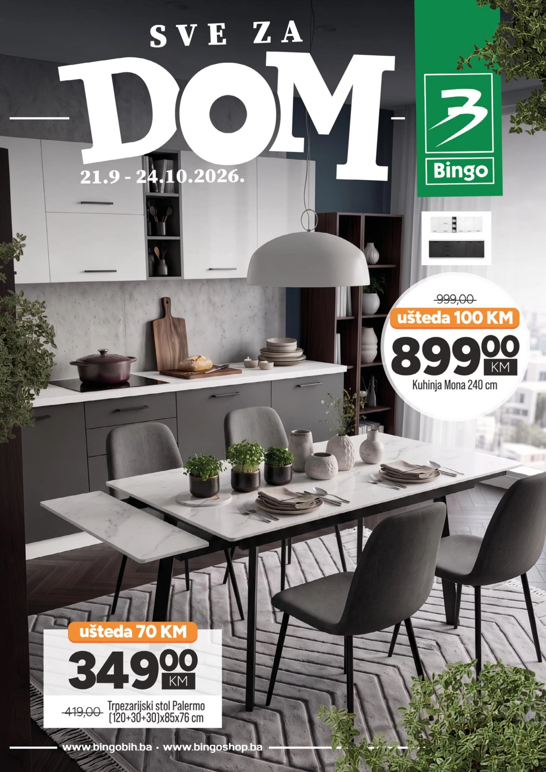 Sve za dom 21.9 – 24.10.2026. · Federacija BiH (naslovna strana letka)