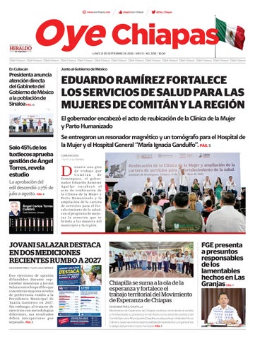 Oye Chiapas 21 de Septiembre de 2026