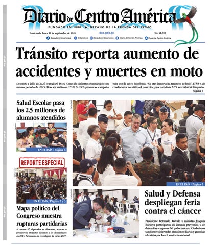 Edición Diario de Centro América 21 de Septiembre 2026