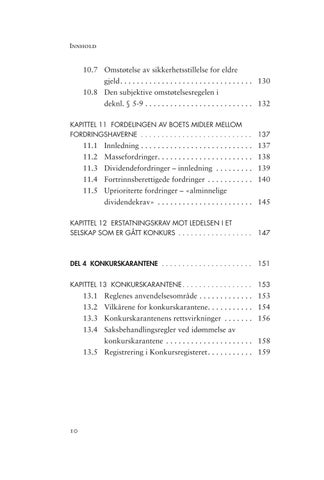 Konkursrett: Kort forklart 2. utgave 第 10 页