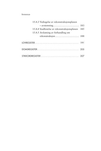 Konkursrett: Kort forklart 2. utgave 第 12 页