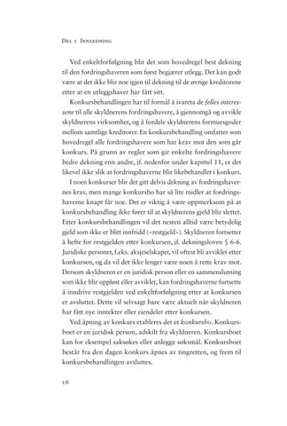 Konkursrett: Kort forklart 2. utgave 第 16 页