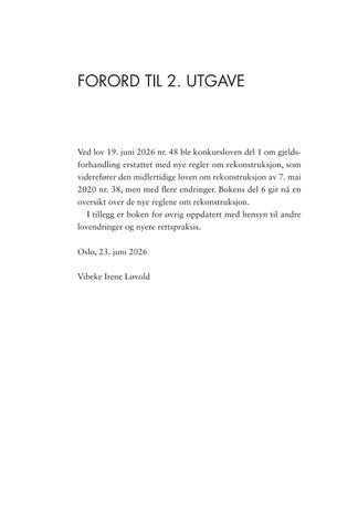 Konkursrett: Kort forklart 2. utgave 第 6 页