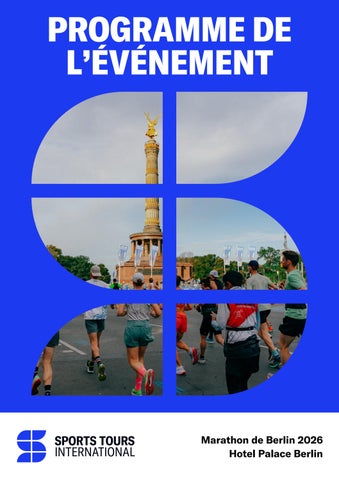 Marathon de Berlin 2026 - Programme de l'événement - Palace Hotel