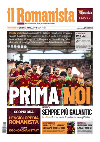 Il Romanista del 21 settembre 2026