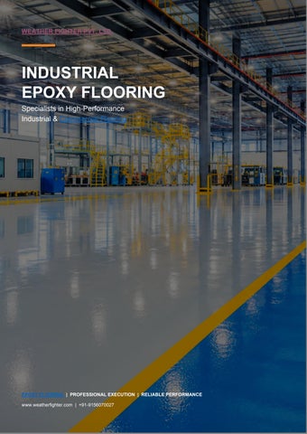 Weather fighter industrila epoxy flooring - Company Profile