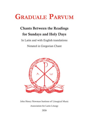 Graduale Parvum - Chants Between the Readings 第 3 页