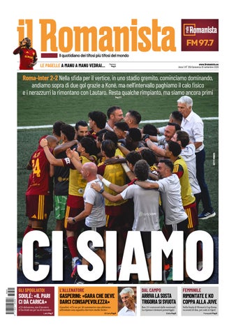 Il Romanista del 20 settembre 2026